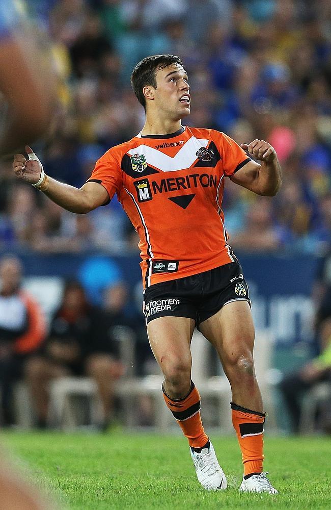 Tigers Luke Brooks watches his field goal go over.