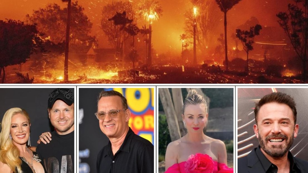 Celebs in line of fire as homes destroyed