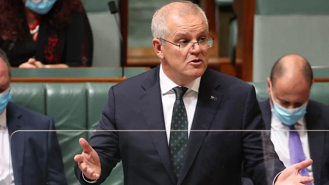 Prime Minister Scott Morrison says people of faith shouldn’t have to look over their shoulders. Picture: NCA NewsWire / Gary Ramage