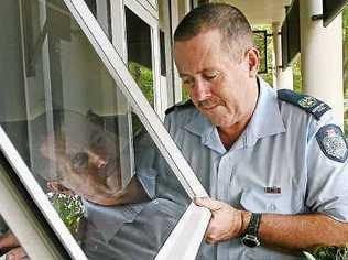 Senior Sergeant Erwin Hoffmann is urging Bundaberg residents to lock up their homes. Picture: Mike Knott 