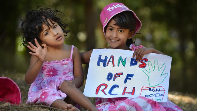 Krishna and Trishna, Bangladeshi twins joined at the head who were successfully separated in 2009.