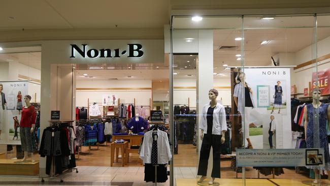 Noni B is among the clothing retailers to close.