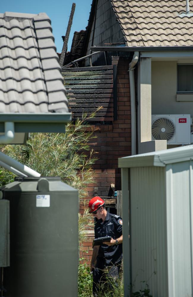 Investigations continue into the blaze but early indications suggest it was deliberately lit. Picture: Brad Fleet