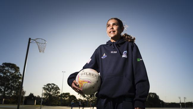 Toowoomba netballer Ariana Jeffrey.