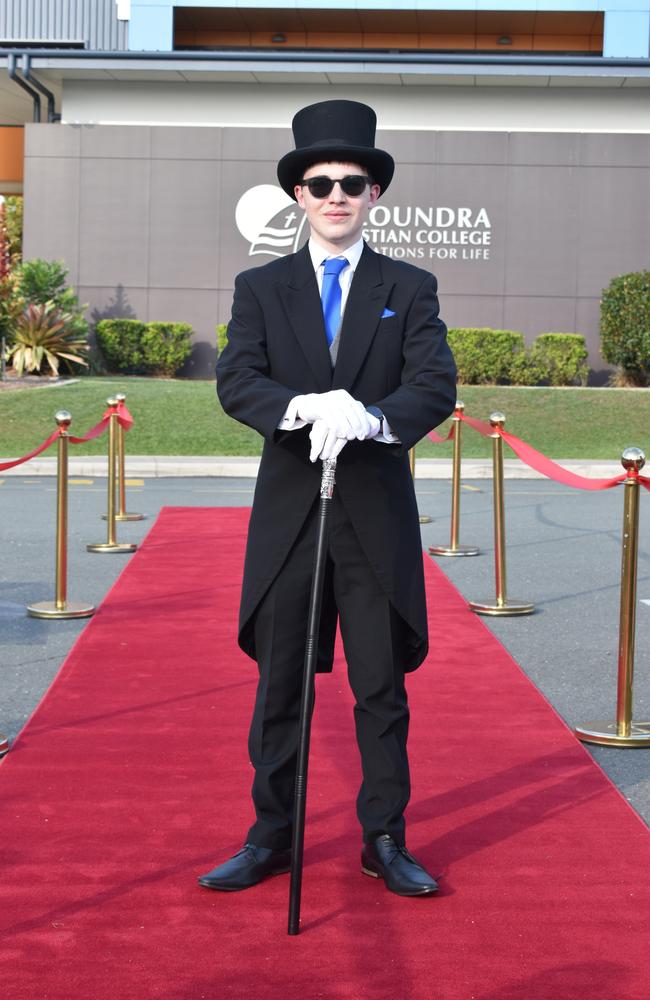 Roderick Crous at the 2023 Caloundra Christian College formal. Picture: Jorina Maureschat