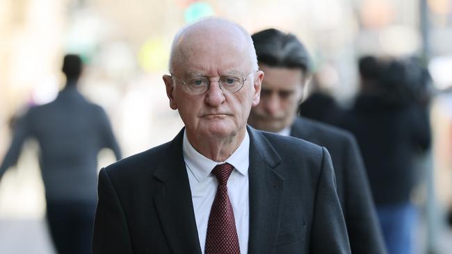 Former state coroner and District Court judge Wayne Chivell outside the Adelaide Magistrates Court. Picture: NCA NewsWire / David Mariuz