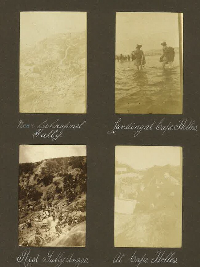 John Fraser’s photographs of the landing at Cape Helles.