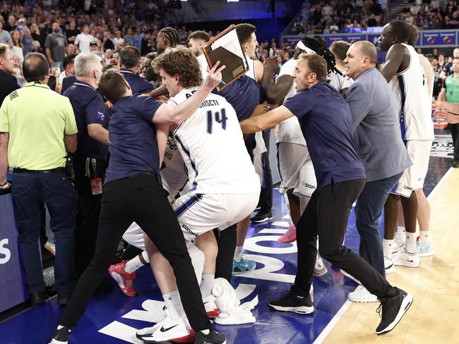 VIP fans unleash at 36ers: Coaches weigh in, NBL investigates