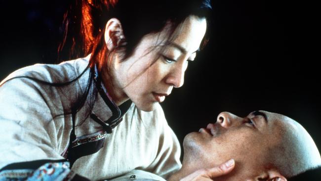 Michelle Yeoh with Chow Yun-Fat in Crouching Tiger Hidden Dragon.