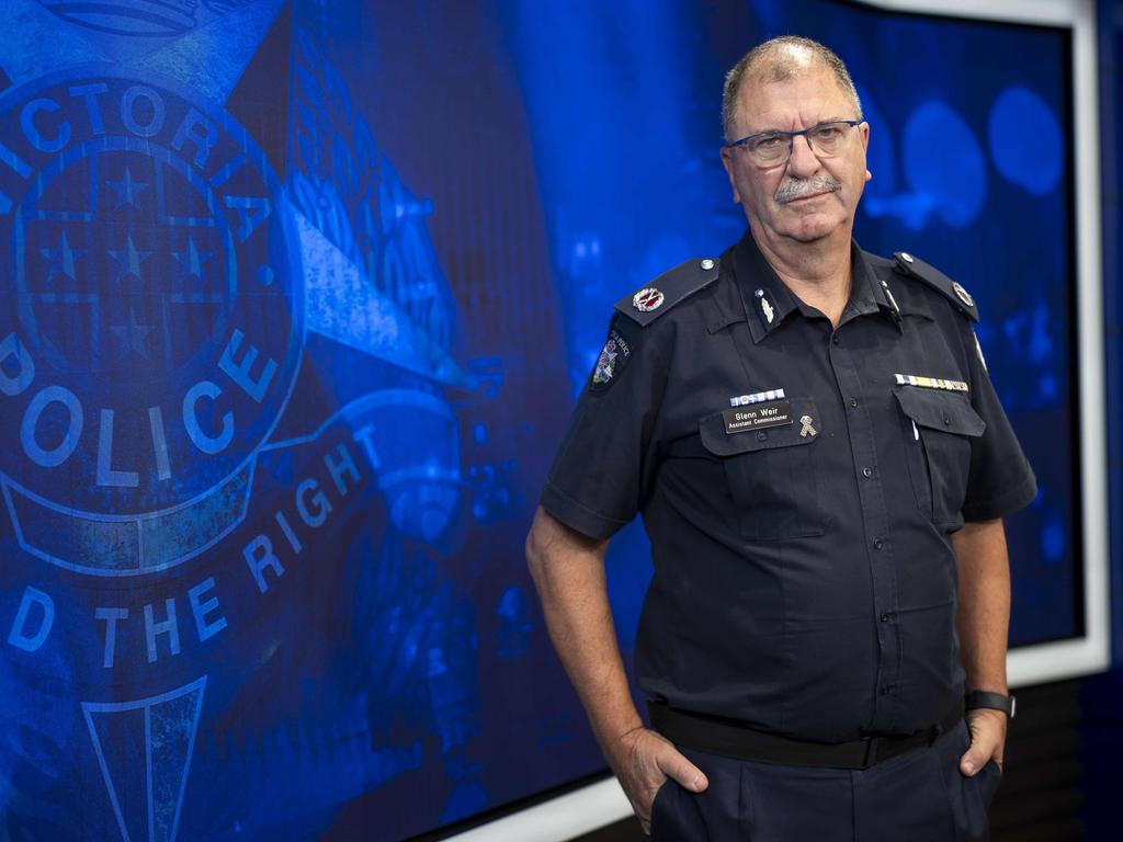 Victoria Police Assistant Commissioner Glenn Weir. Picture: Wayne Taylor