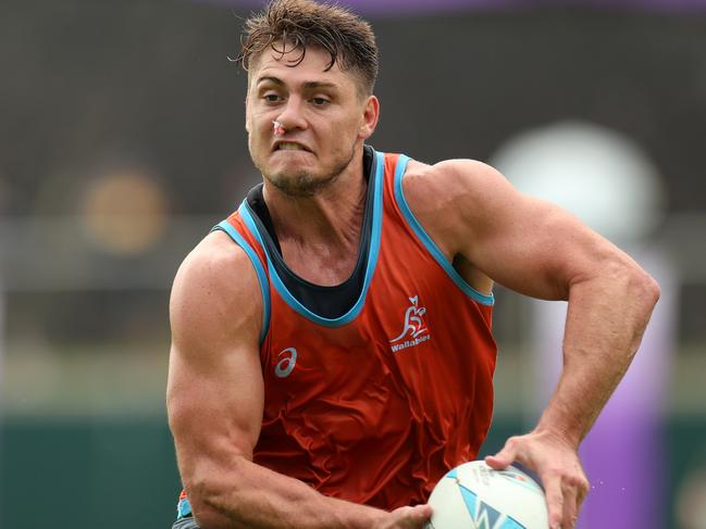 James O’Connor training in Odawara ahead of the Rugby World Cup. Picture: Getty Images