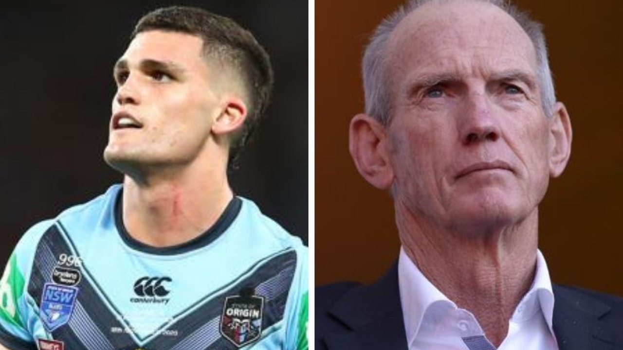 Nathan Cleary and Wayne Bennett.