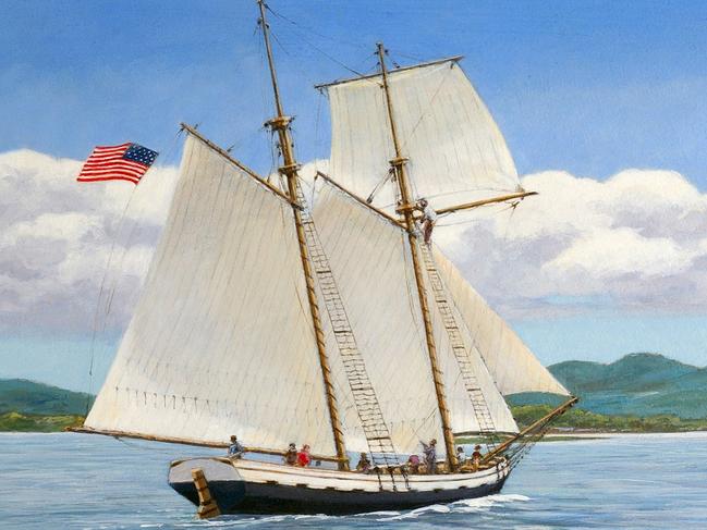 Painting of The Independence. Picture supplied by Nicholas Pike