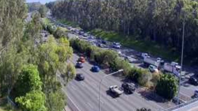 Pacific Motorway southbound at Gaven. Picture: TMR