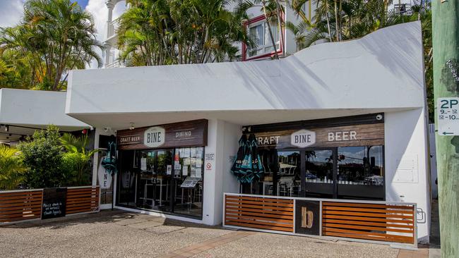 Bine Bar and Dining, Nobby Beach, Miami. External, exterior photo. Picture: Jerad Williams