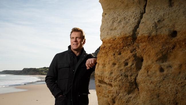 Actor Erik Thomson at Port Willunga. Picture: Matt Turner.