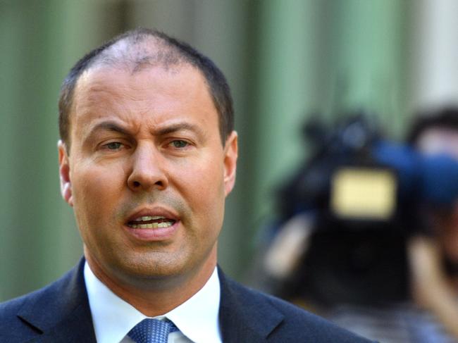 Minister for Energy Josh Frydenberg at a press conference at Parliament House in Canberra, Thursday, March 29, 2018. (AAP Image/Mick Tsikas) NO ARCHIVING