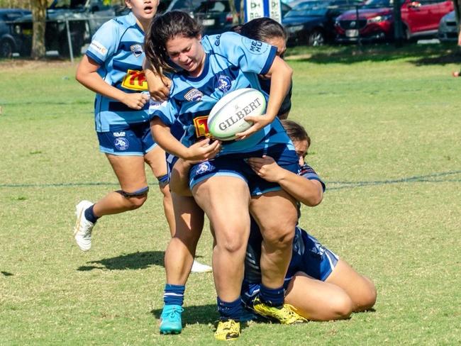 Helensvale Hogs Rugby Union women's. Nathalia Giraldo