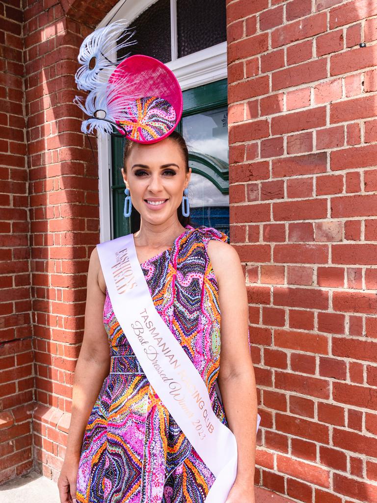Alycia Hall won the womenÃ&#149;s fashions on the field. Picture: Linda Higginson