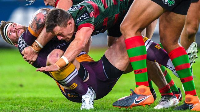 McGuire’s injury is an unwanted concern for Queensland. (AAP/Brendan Esposito)