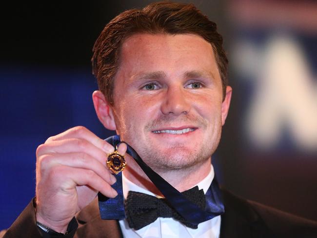 Brownlow Medal winner Patrick Dangerfield is desperate for an AFL premiership. Picture: Wayne Ludbey