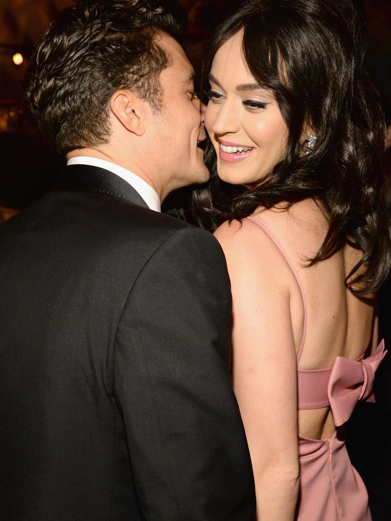 Orlando Bloom and Katy Perry the night they hooked up. Picture: Getty Images 