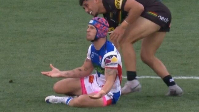 Ponga wasn't the only one confused. Photo: Fox Sports