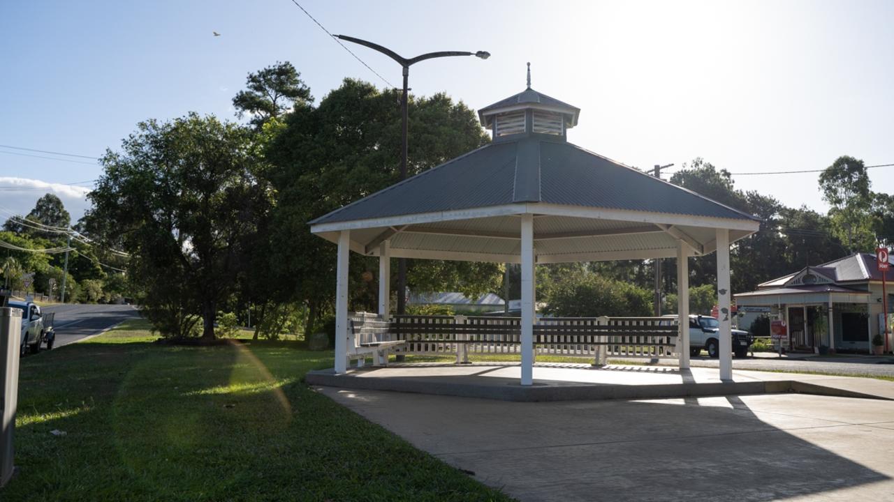 A rotunda in the garden strip in Yabba Rd, Imbil. The town is renown for keeping much of its historic early 1900’s architecture. Picture: Christine Schindler