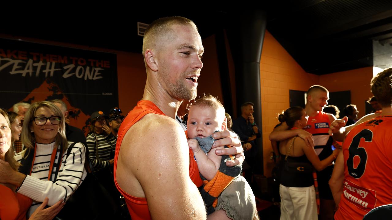 Giants star finds joy after double miscarriage heartbreak