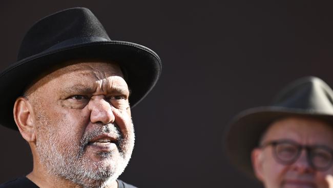 Yes campaigner Noel Pearson at Uluru this week. Picture: NCA NewsWire / Martin Ollman