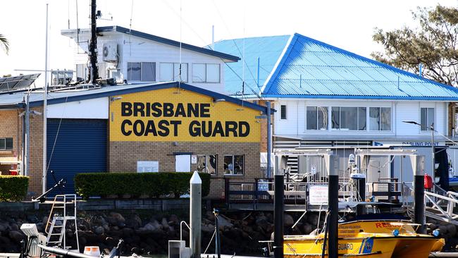 Generic pictures of the Brisbane Coast Guard facility and boats at Manly Harbour. Picture: David Clark