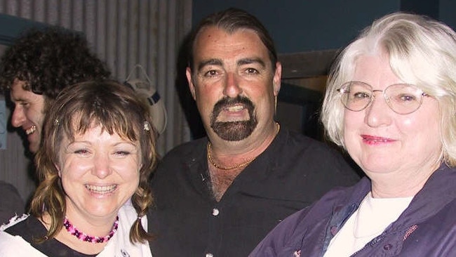 Heather Croall with Beach House Cafe owner Ray Carroll and head of SA film corporation Judith Crombie in Victor Harbor for post Adelaide Film Festival conference wrap up party in the 90s. Picture: Supplied