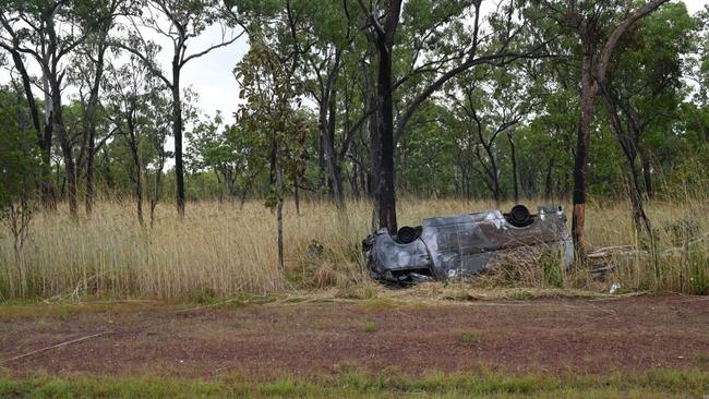 A 30-year-old driver and his 27-year-old work mate were killed after their van swerved off the Arnhem Highway on March 28, 2024.