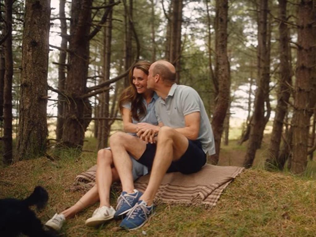 A snippet from the royals’ video. Picture: Will Warr/Prince and Princess of Wales/Instagram