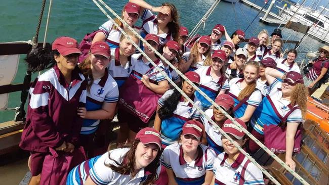Young adult crew members of the South Passage training ship is operated by the not-for-profit The Sail Training Association of Queensland in this file photo from the association's web page. Picture: Supplied