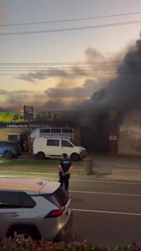 Emergency services rush to Maroochydore blaze