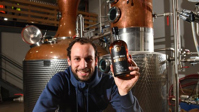 Adelaide Hills Distillery founder Sacha La Forgia. Picture: Keryn Stevens