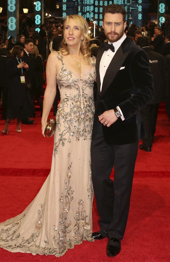 Sam Taylor-Johnson and Aaron Taylor-Johnson attend the 70th EE British Academy Film Awards (BAFTA) at Royal Albert Hall on February 12, 2017 in London, England. Picture: AP