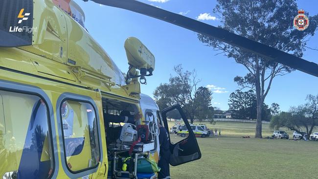 A teenage boy has been injured in an all-terrain rollover in the South Burnett.