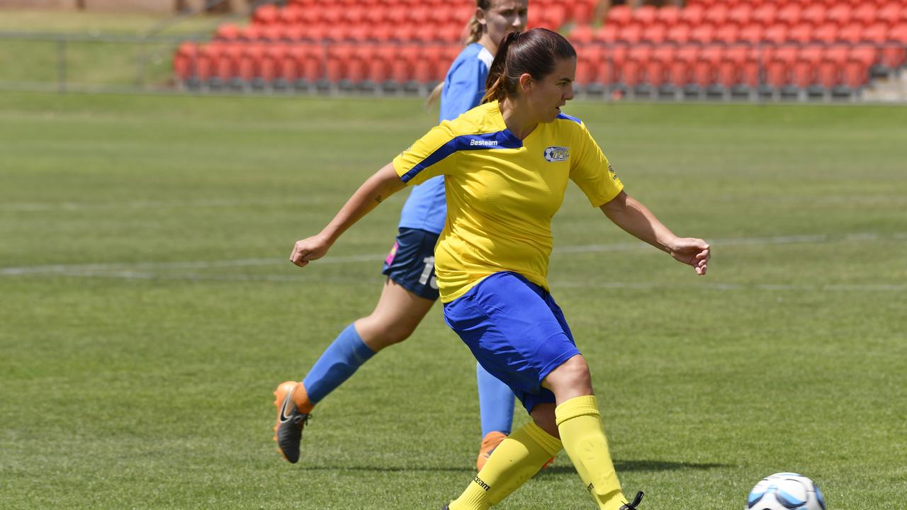 Sarah Sheridan scored a hat-trick for Rockville. Picture: Kevin Farmer