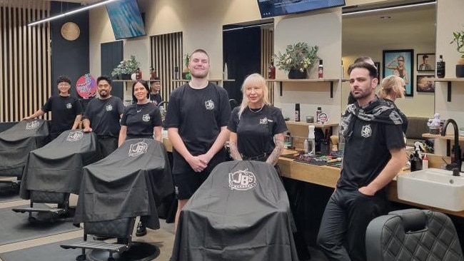 JB's Barbers' staff are ready for an exciting new chapter at Castletown Shoppingworld. Picture:  Castletown Townsville.