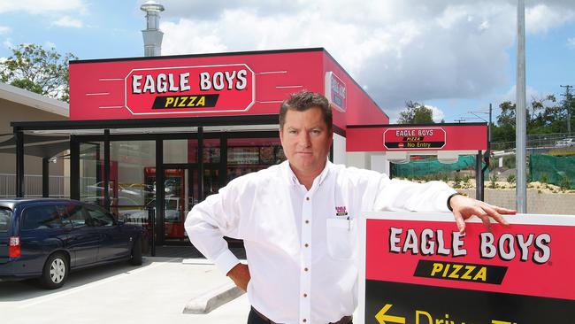 Tom Potter, founded Eagle Boys Pizza after leaving school at 15. He later went on to graduate from Harvard Business School and deliver the valedictorian speech. Picture: Georgie Adams