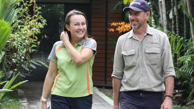 Michelle McGeorge and Brett Smith at Port Moresby Nature Park