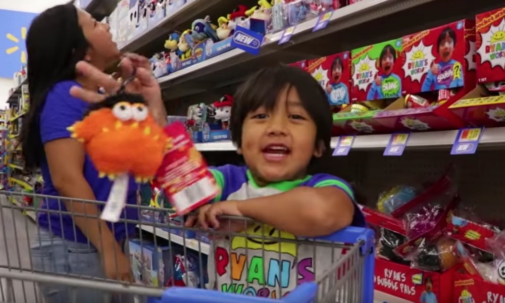 Walmart launches Youtube s Ryan Toys Review toy and tshirt line Kidspot