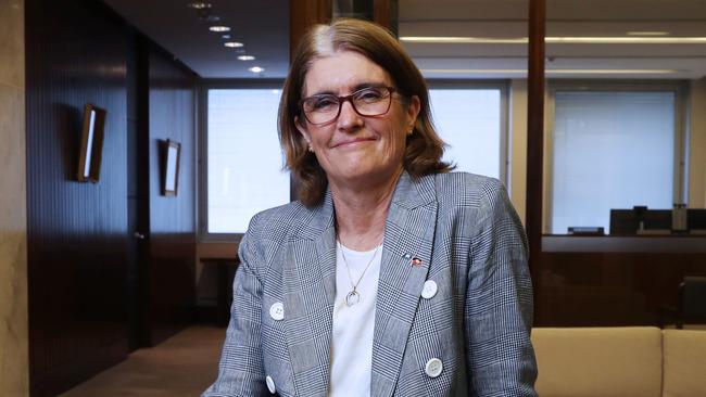 Reserve Bank governor Michele Bullock will chair her first monthly board meeting with the cash rate at 4.1 per cent. Picture: John Feder