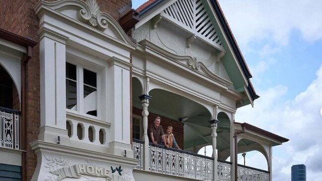 Steve and Jane Wilson at Lamb House, now known as "Home''.