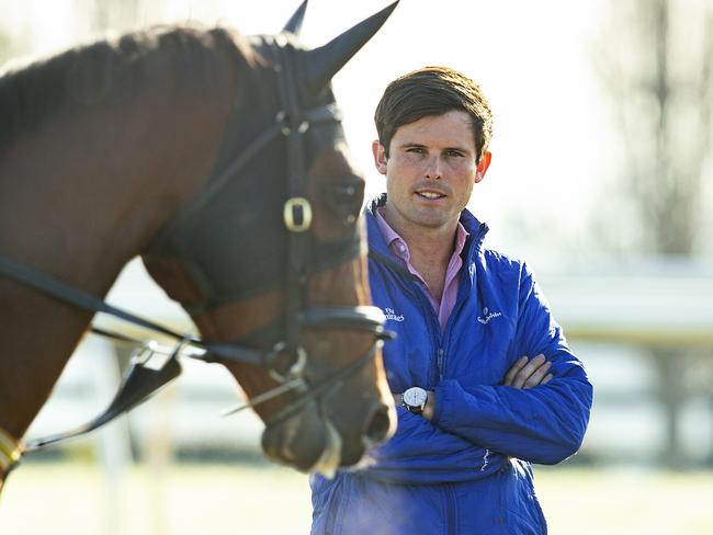 SYDNEY, AUSTRALIA - SEPTEMBER 16: James Cummings looks on during training at the Goldolphin Stable's private training facility at Agnes Banks on September 16, 2020 in Sydney, Australia. (Photo by Mark Evans/Getty Images)