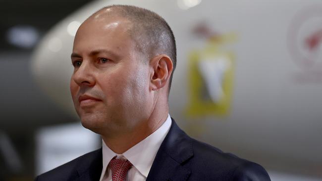 Josh Frydenberg says tax cuts have already ‘helped to boost household balance sheets and see consumer confidence rise above pre-pandemic levels’. Picture: Dylan Coker