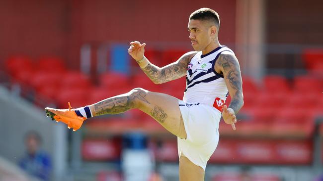 Michael Walters will play in Fremantle’s Community Series match against West Coast. Picture: Michael Klein