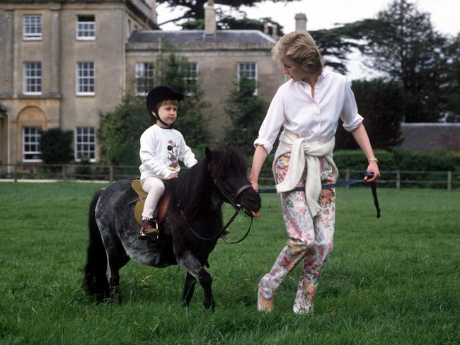 The little prince riding his pony at Highgrove. Picture: Tim Graham Photo Library via Getty Images